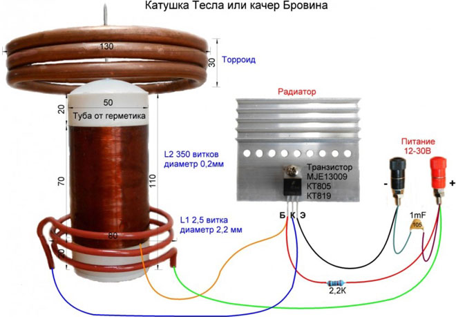 Катушка-Тесла-своими-руками