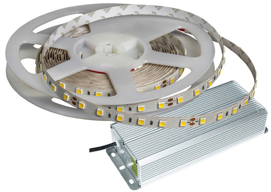 Схеми за свързване на LED ленти към 220 V мрежа и методи за свързване на ленти една към друга