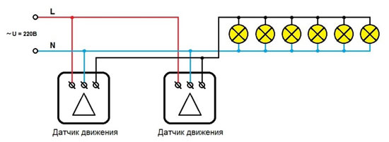 Как да свържете и конфигурирате сензор за движение за управление на осветлението: електрически схеми и настройки на сензора