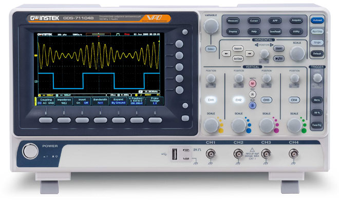 Цифров осцилоскоп за съхранение GW Instek GDS-71104B. 