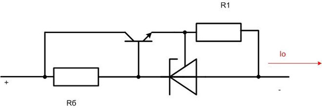 Ограничител на тока на TL431. 